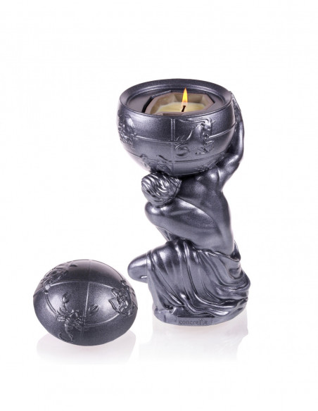 Świecznik Atlas Steel Poli