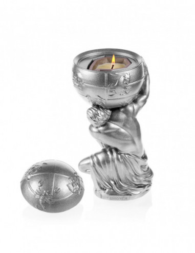 Świecznik Atlas Silver Poli