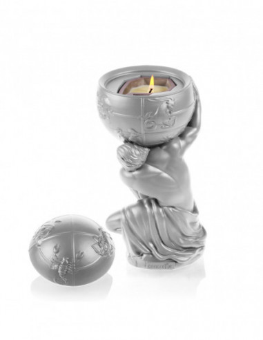 Świecznik Atlas White Poli