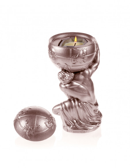 Świecznik Atlas Rose Gold Poli