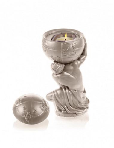 Świecznik Atlas Light Beige Poli