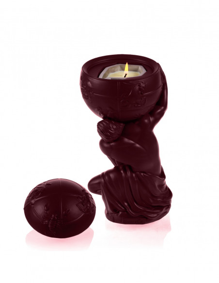 Świecznik Atlas Maroon Poli