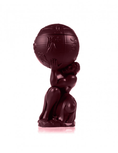 Świecznik Atlas Maroon Poli