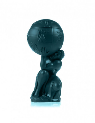 Świecznik Atlas Dark Turquoise Poli