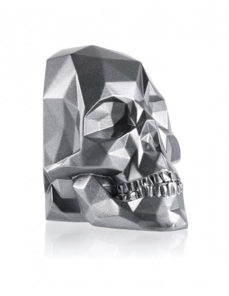 Podpórka do książek Skull Low-Poly Steel Poli