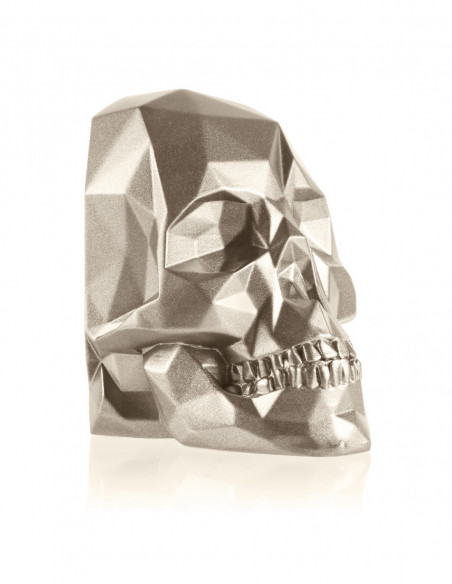 Podpórka do książek Skull Low-Poly Brass Poli