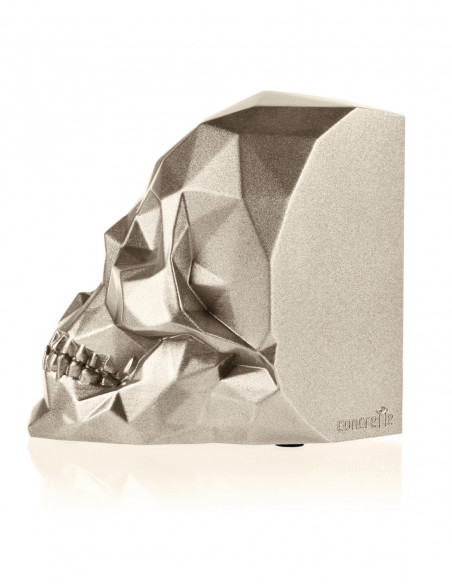 Podpórka do książek Skull Low-Poly Brass Poli