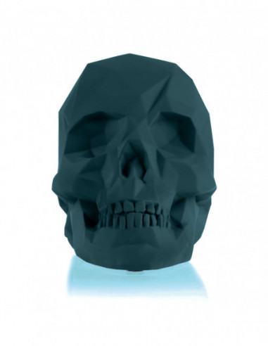 Podpórka do książek Skull Low-Poly Dark Turquoise Poli