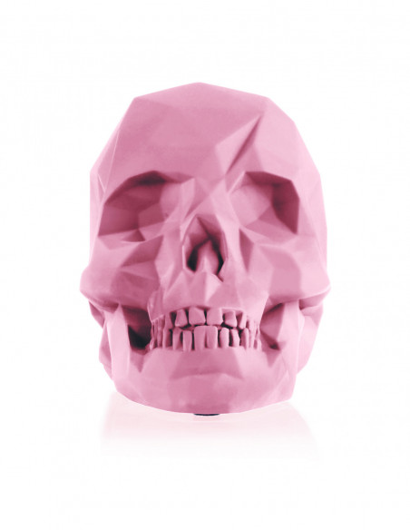 Podpórka do książek Skull Low-Poly Candy Pink Poli