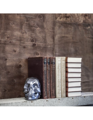Podpórka do książek Skull Low-Poly...