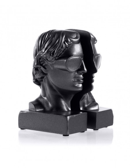 Podpórka do książek Ha Ha Hermes Black Metallic Poli