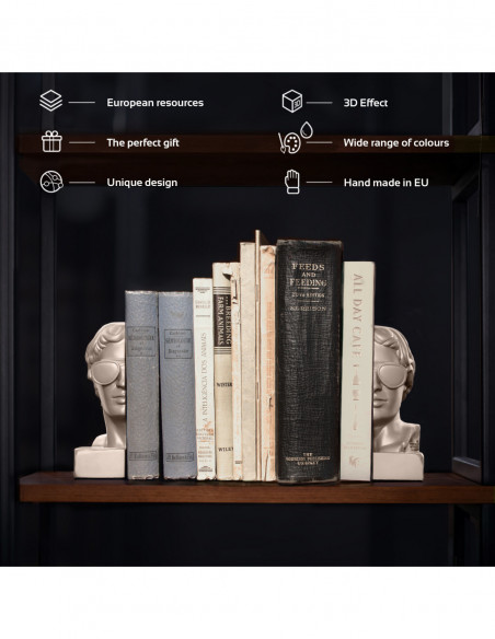 Podpórka do książek Ha Ha Hermes Light Beige Poli