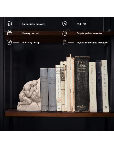 Podpórka do książek Sisyphus  Light Beige Poli