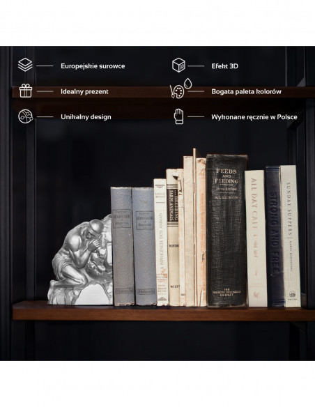 Podpórka do książek Sisyphus  Silver Poli