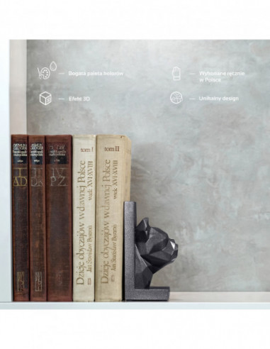 Podpórka do książek Bulldog Low-Poly...