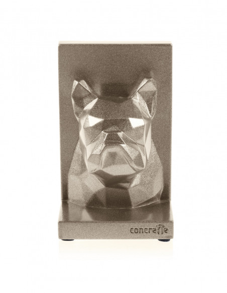 Podpórka do książek Bulldog Low-Poly Brass Poli