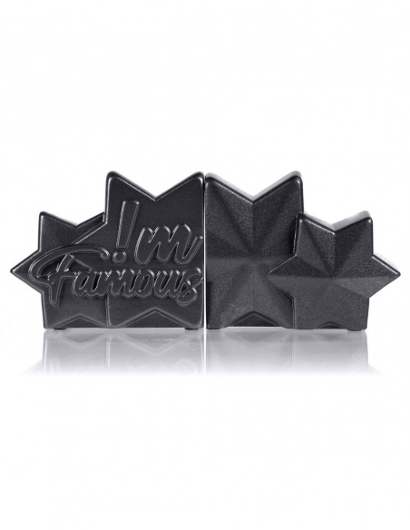 Podpórka do książek I'm Famous Black Metallic Poli