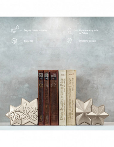 Podpórka do książek I'm Famous Brass...