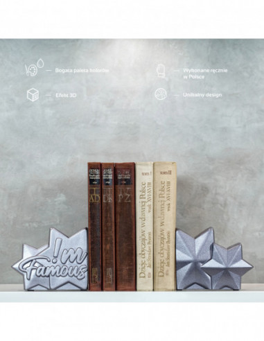 Podpórka do książek I'm Famous Steel...