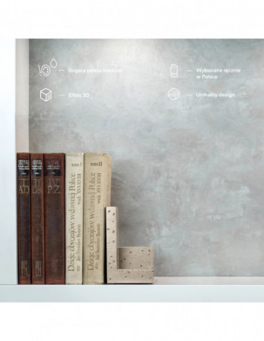 Podpórka do książek Loft Brass Poli