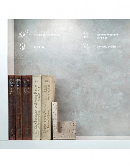 Podpórka do książek Loft Brass Poli