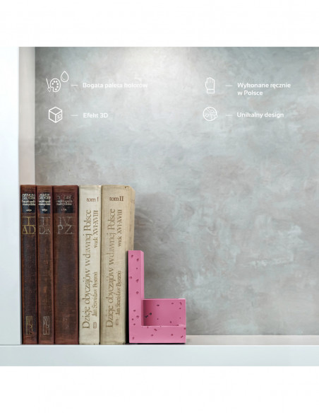 Podpórka do książek Loft Candy Pink Poli