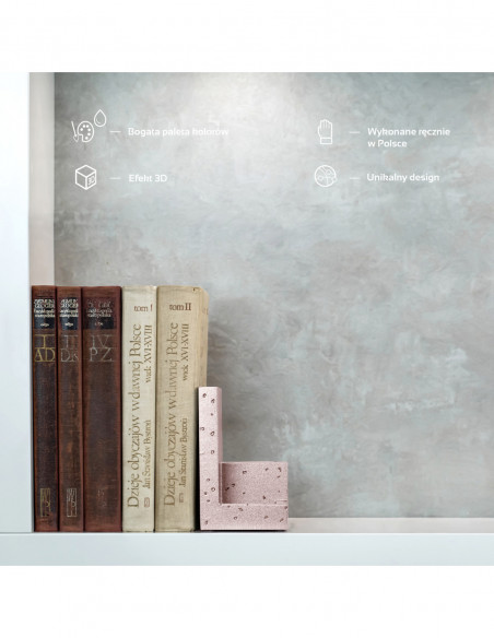 Podpórka do książek Loft Rose Gold Poli