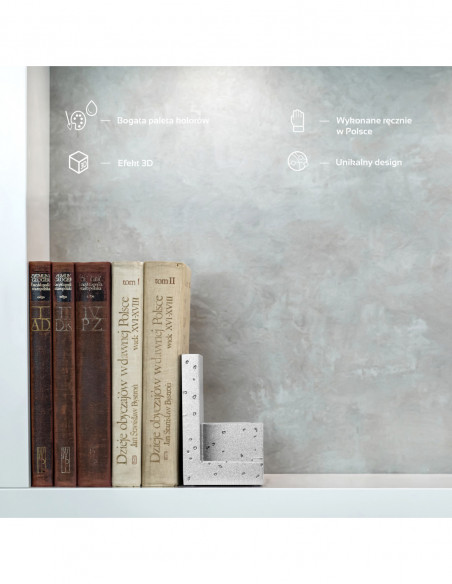 Podpórka do książek Loft Silver Poli