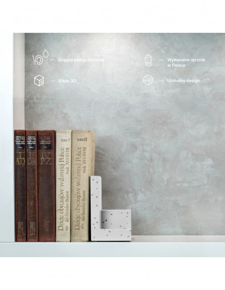 Podpórka do książek Loft White Poli