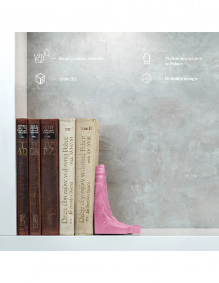 Podpórka do książek Home of Nature Candy Pink Poli