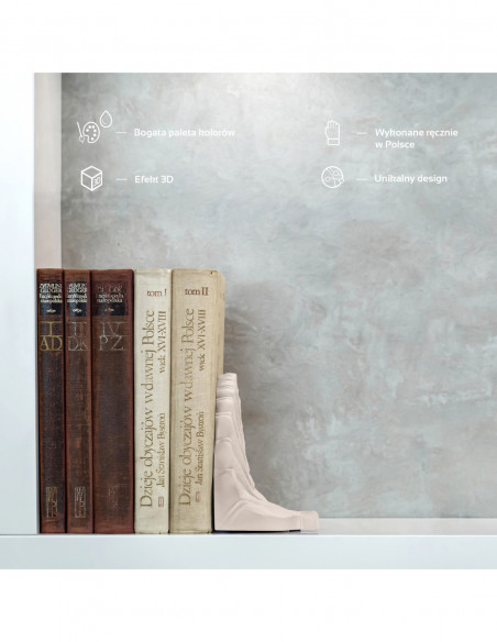 Podpórka do książek Home of Nature Light Beige Poli