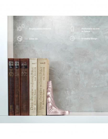 Podpórka do książek Home of Nature Rose Gold Poli