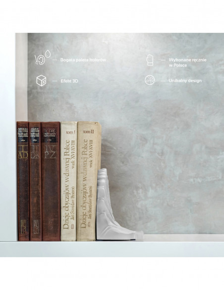 Podpórka do książek Home of Nature White Poli