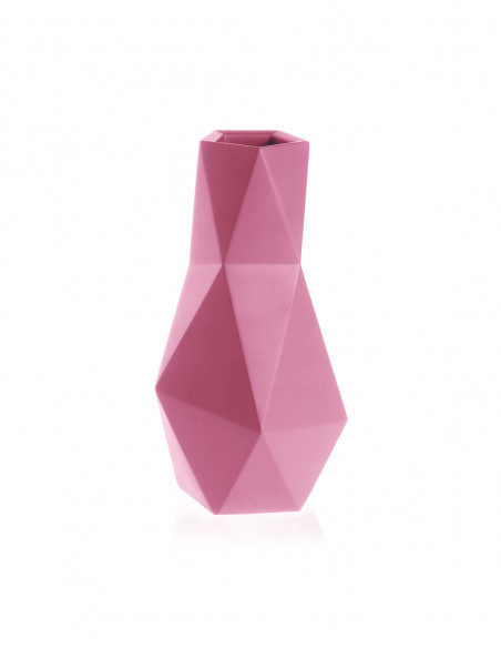 Wazon Low-Poly Candy Pink Poli