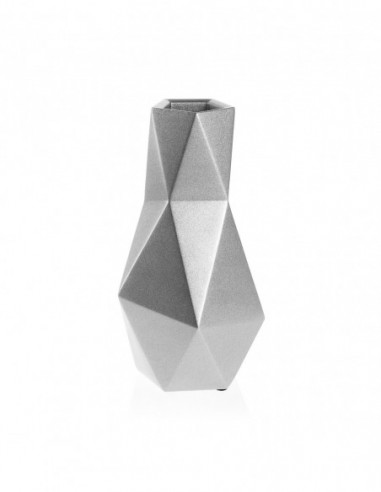 Wazon Low-Poly Silver Poli