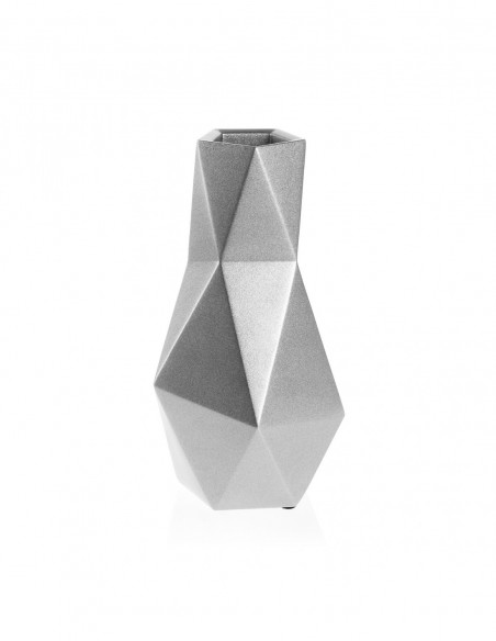 Wazon Low-Poly Silver Poli