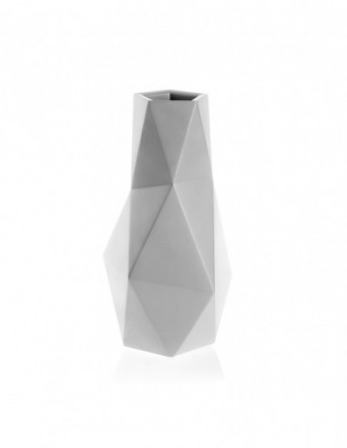 Wazon Low-Poly White Poli