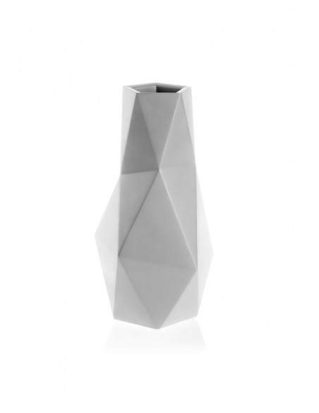 Wazon Low-Poly White Poli