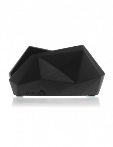 Serwetownik Low-Poly Black Matt Poli