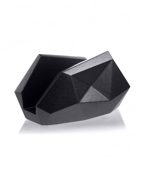 Serwetownik Low-Poly Black Metallic Poli