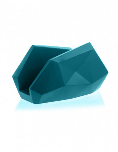 Serwetownik Low-Poly Dark Turquoise Poli