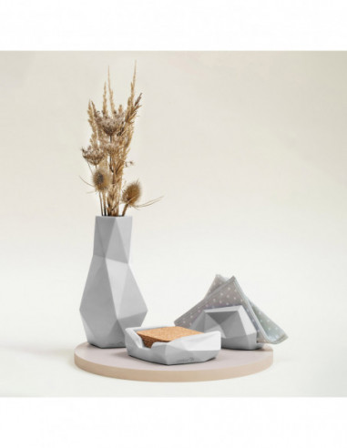 Serwetownik Low-Poly White Poli