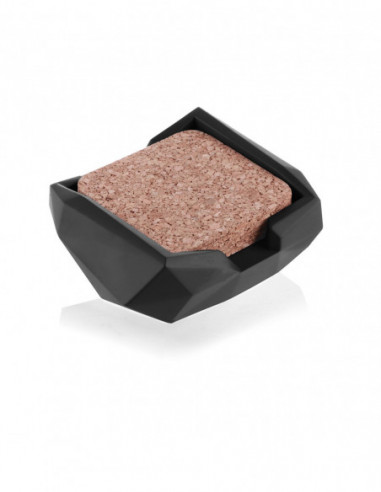 Pojemnik na podkładki Low-Poly Black...