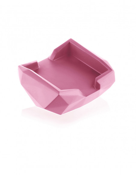 Pojemnik na podkładki Low-Poly Candy Pink Poli