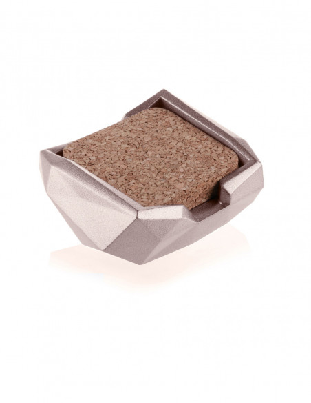 Pojemnik na podkładki Low-Poly Rose Gold Poli