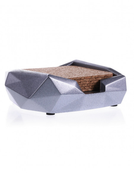 Pojemnik na podkładki Low-Poly Steel Poli