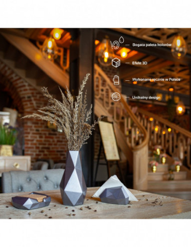 Pojemnik na podkładki Low-Poly Steel...