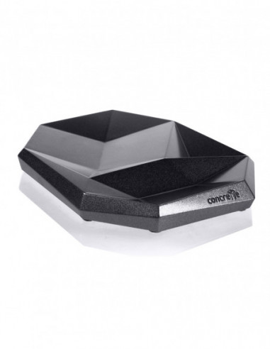 Patera Low-Poly Black Metallic Poli