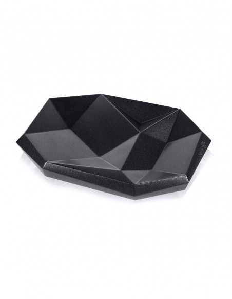 Patera Low-Poly Black Metallic Poli