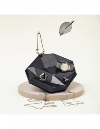 Patera Low-Poly Black Metallic Poli